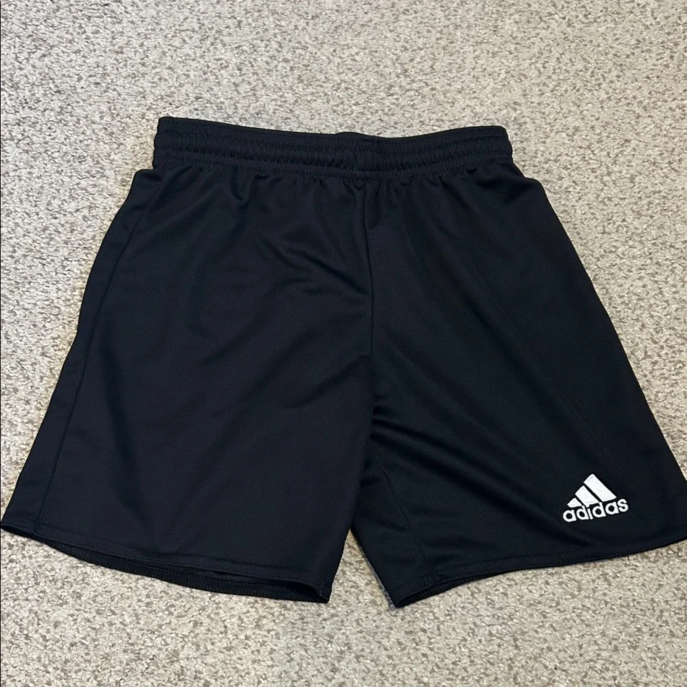 Adidas Black Soccer Shorts, Small - Picture 1 of 8